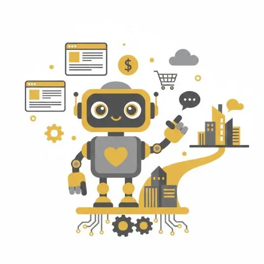 Lovable AI building a small business website with services, contact form, and lead capture sections