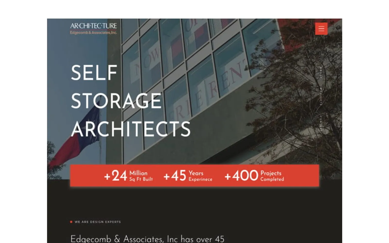 Home page, edgecombarchitects.com